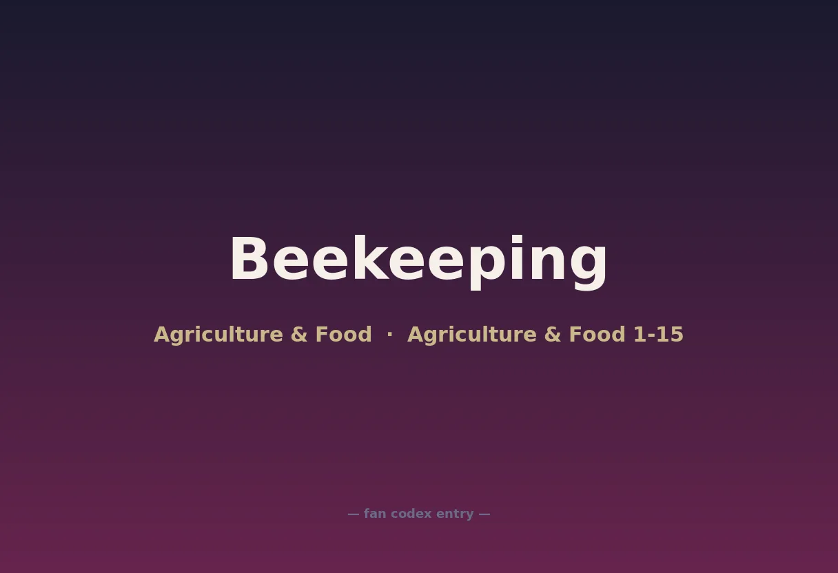 Beekeeping